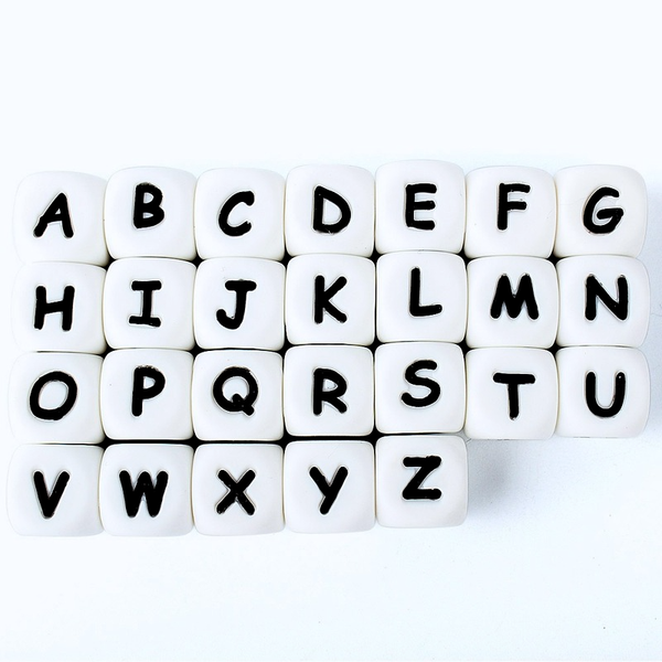 2pcs 12mm silicone letters beads baby teething teethers english alphabet letter beads bpa baby shower gifts
2pcs 12mm silicone letters beads baby teething teethers english alphabet letter beads bpa baby shower gifts