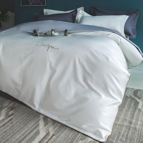bedding sets high-grade solid color egyptian cotton four-piece plain villa five-star el set cover bed
bedding sets high-grade solid color egyptian cotton four-piece plain villa five-star el set cover bed