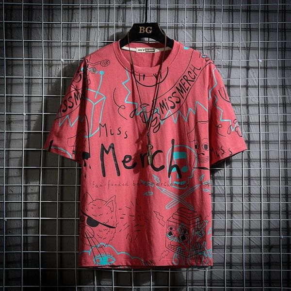 2021 new red oversized t shirt men japanese harajuku streetwear casual half sleeve funny summer cool japan tshirts males yljp, Black
2021 new red oversized t shirt men japanese harajuku streetwear casual half sleeve funny summer cool japan tshirts males yljp, Black
