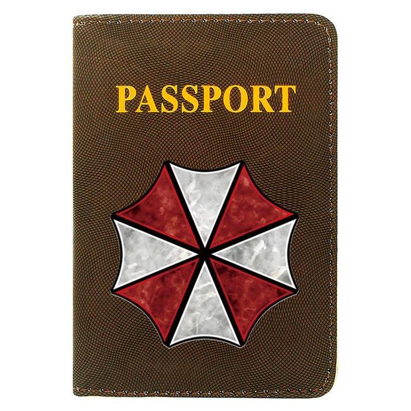 card holders classic biochemical company umbrella badge men women passport cover pu leather travel id holder case, Brown;gray
card holders classic biochemical company umbrella badge men women passport cover pu leather travel id holder case, Brown;gray