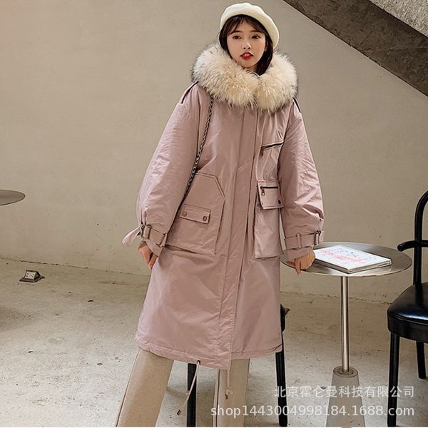 2021 new female medium length cotton quilted jacket over knee in winter kj04, Black
2021 new female medium length cotton quilted jacket over knee in winter kj04, Black