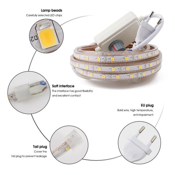 super bright smd dimmable ac 220v led strip lightm 1m kitchen outdoor waterproof garden lamp tape with eu plug warm white
super bright smd dimmable ac 220v led strip lightm 1m kitchen outdoor waterproof garden lamp tape with eu plug warm white