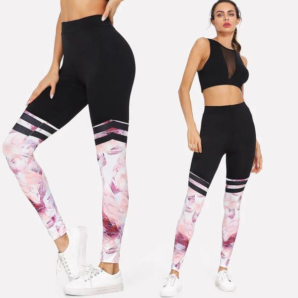 women leggings high waist woman fitness yoga pants push up tights running fitness gym sport leggings clothing, White;red