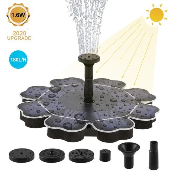 2021 1.6w solar fountain pump flower shape waterproof solar panel water pump kit for outdoor garden pond swimming pool
2021 1.6w solar fountain pump flower shape waterproof solar panel water pump kit for outdoor garden pond swimming pool
