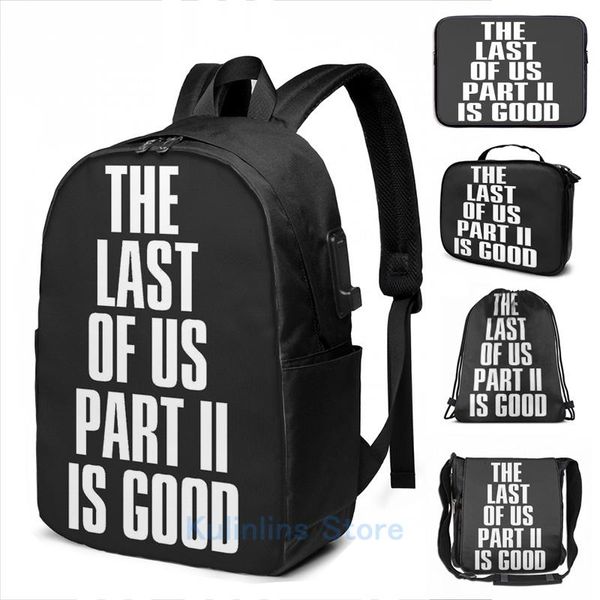backpack funny graphic print the last of us part ii is good usb charge men school bags women bag travel laptop
backpack funny graphic print the last of us part ii is good usb charge men school bags women bag travel laptop