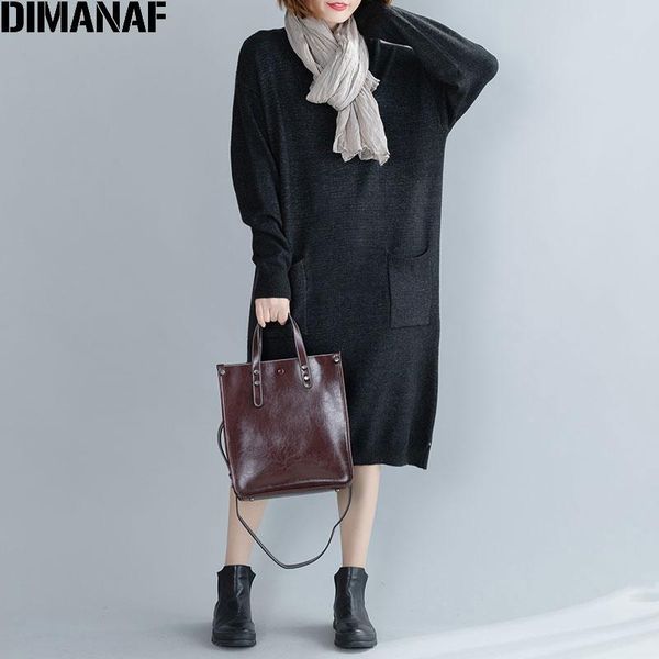 casual dresses dimanaf plus size women sweater dress autumn winter long sleeve female lady vestidos knitting cotton wool thicken loose cloth, Black;gray
casual dresses dimanaf plus size women sweater dress autumn winter long sleeve female lady vestidos knitting cotton wool thicken loose cloth, Black;gray