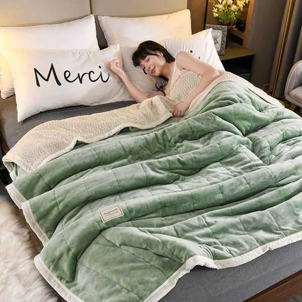 blankets three -layer thickened blanket super warm luxury thick quilt cover bed woolen and winter
blankets three -layer thickened blanket super warm luxury thick quilt cover bed woolen and winter