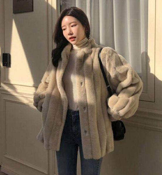 2019 winter stand collar hairy shaggy faux fur coat khaki vintage lantern sleeve furry faux fur women jacket loose outerwear, Black
2019 winter stand collar hairy shaggy faux fur coat khaki vintage lantern sleeve furry faux fur women jacket loose outerwear, Black