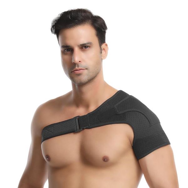aolikes shoulder brace adjustable support with pressure pad for prevention, sprain,soreness,tendinitis, Black;blue
aolikes shoulder brace adjustable support with pressure pad for prevention, sprain,soreness,tendinitis, Black;blue