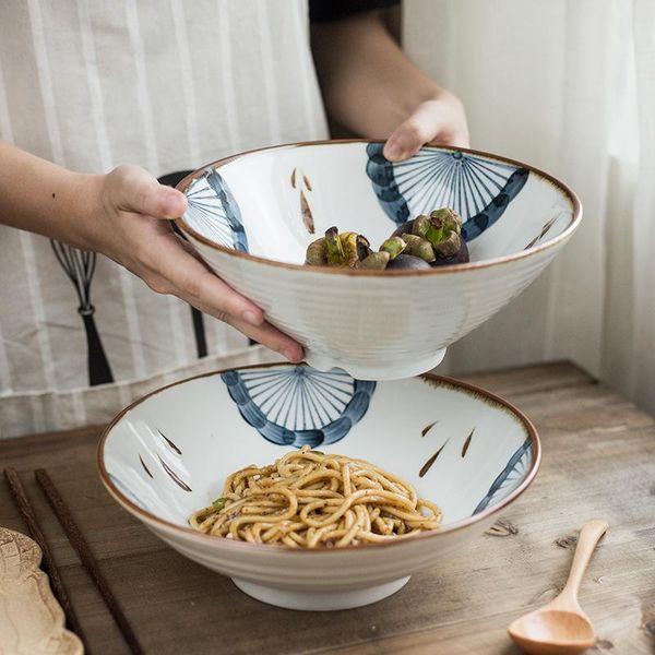 bowls hand painted ceramic ramen bowl large fruit salad round fast noodles household tableware
bowls hand painted ceramic ramen bowl large fruit salad round fast noodles household tableware