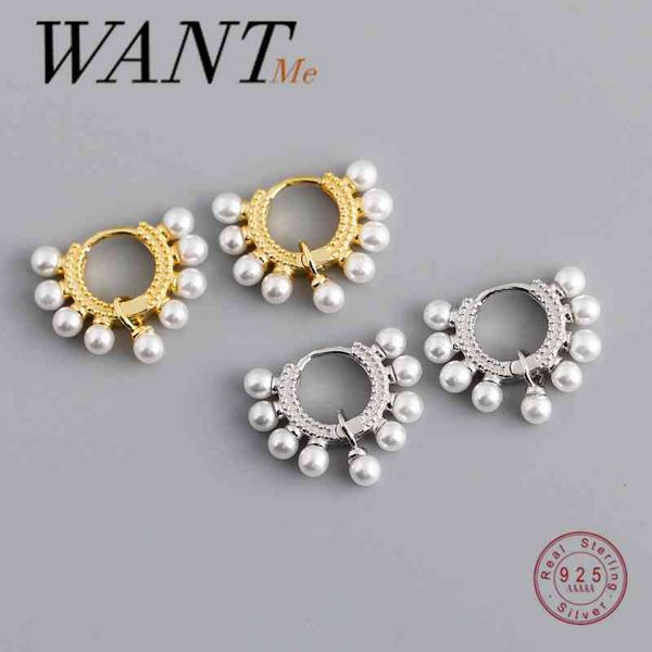 wantme genuine 925 sterling silver bohemian round synthetic pearl stud earrings for women french style ocean ears jewelry gift, Golden
wantme genuine 925 sterling silver bohemian round synthetic pearl stud earrings for women french style ocean ears jewelry gift, Golden