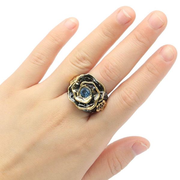 cluster rings 20x20mm sublime antique vintage created london blue z gift for ladies black gold silver, Golden;silver
cluster rings 20x20mm sublime antique vintage created london blue z gift for ladies black gold silver, Golden;silver