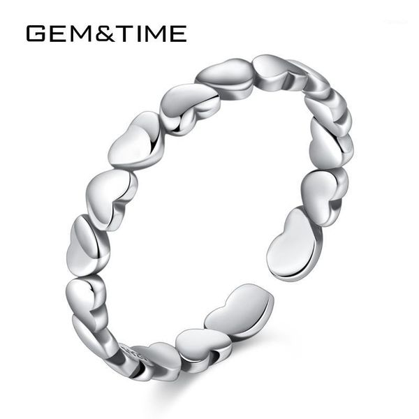 cluster rings gem&time forever love heart silver 925 stackable finger ring for women wedding 100% sterling jewelry 2021 sr0280, Golden;silver
cluster rings gem&time forever love heart silver 925 stackable finger ring for women wedding 100% sterling jewelry 2021 sr0280, Golden;silver