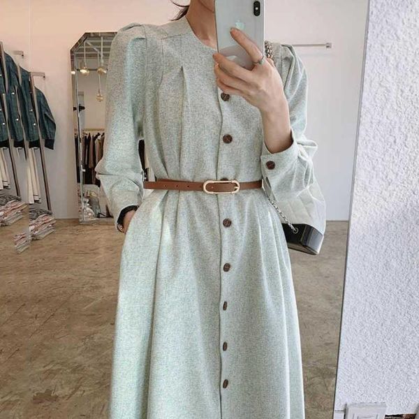 casual dresses midi dress women elegant autumn winter a-line party vintage loose woman korean style 2021 long sleeve vestidos, Black;gray
casual dresses midi dress women elegant autumn winter a-line party vintage loose woman korean style 2021 long sleeve vestidos, Black;gray
