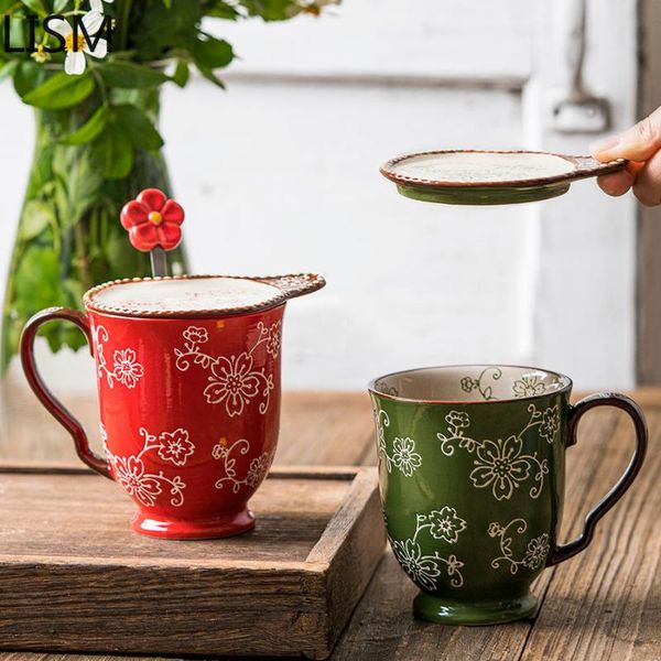 mugs creative retro coffee mug lid ceramic red flowers luxury afternoon tea cup set tazas de cafe couple milk turkish cups
mugs creative retro coffee mug lid ceramic red flowers luxury afternoon tea cup set tazas de cafe couple milk turkish cups