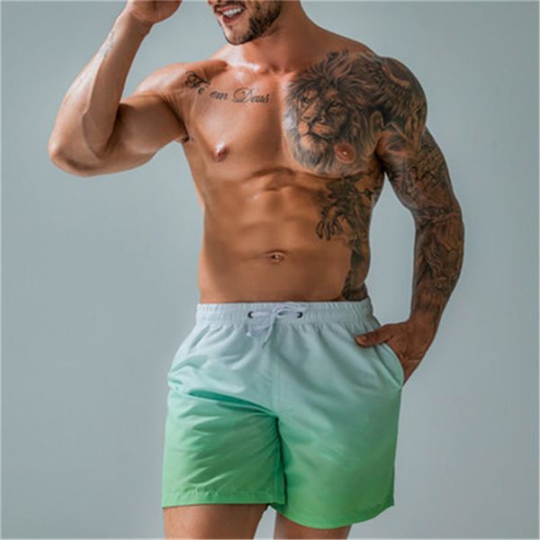 mens gradient beach shorts fashion trend drawstring fitness quick-drying shorts summer male thin section breathable sports short pants, White;black
mens gradient beach shorts fashion trend drawstring fitness quick-drying shorts summer male thin section breathable sports short pants, White;black