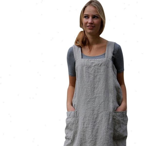 women cotton linen pinafore square cross apron garden work pinafore dress 2021 drop shipping good quality, Black;gray
women cotton linen pinafore square cross apron garden work pinafore dress 2021 drop shipping good quality, Black;gray