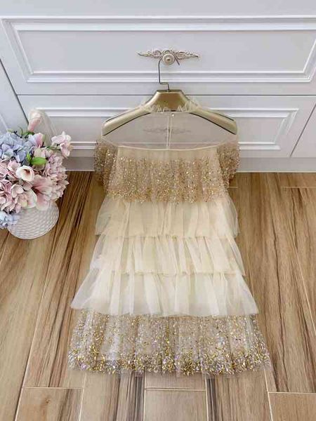 party dresses american european and fashion high-end custom imported elastic fine mesh metal sequins shell zhongshi small fresh sweet dress, White;black
party dresses american european and fashion high-end custom imported elastic fine mesh metal sequins shell zhongshi small fresh sweet dress, White;black