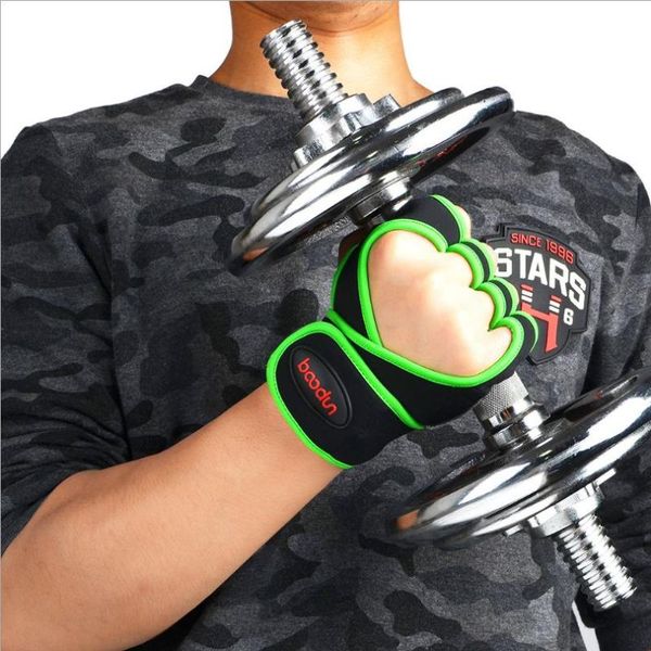 fingerless gloves boodun brand anti slip half finger glove with lengthened wrist strap hand protector good for workout exercise, Blue;gray
fingerless gloves boodun brand anti slip half finger glove with lengthened wrist strap hand protector good for workout exercise, Blue;gray