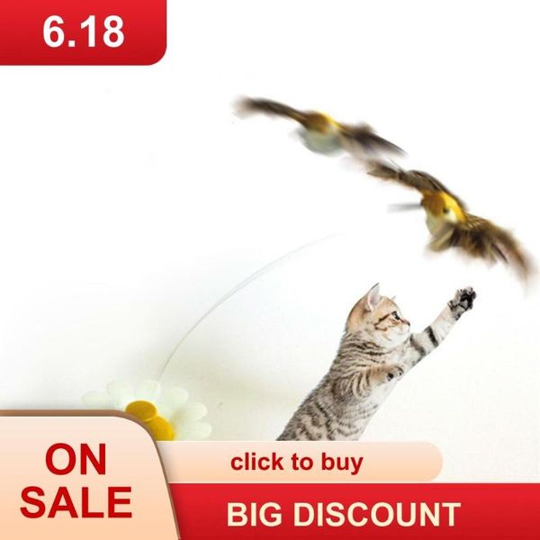 cat toys fun pet electric rotating bird toy for teaser interactive training wire w1h8
cat toys fun pet electric rotating bird toy for teaser interactive training wire w1h8