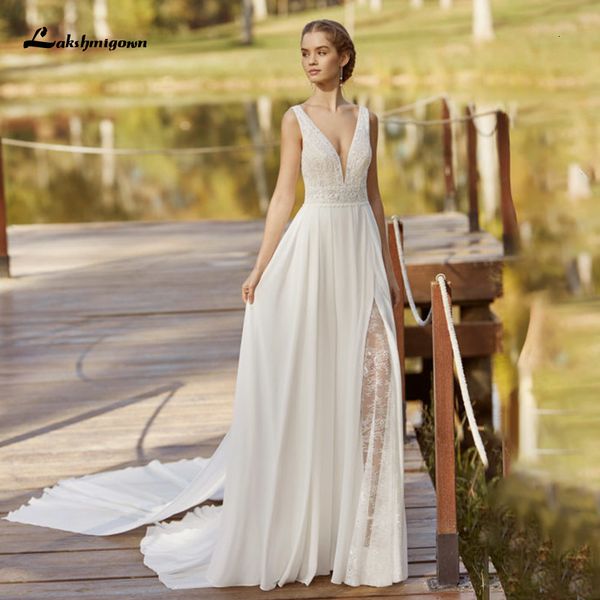 new side slit wedding boho 2021 vestido novia vintage beach chiffon bridal gown v neck robe de marie bohme uj8l, White
new side slit wedding boho 2021 vestido novia vintage beach chiffon bridal gown v neck robe de marie bohme uj8l, White
