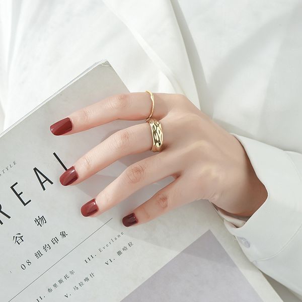 925 sterling silver simple band rings thin line curve wave wild smooth adjustable size ring fashion jewelry
925 sterling silver simple band rings thin line curve wave wild smooth adjustable size ring fashion jewelry