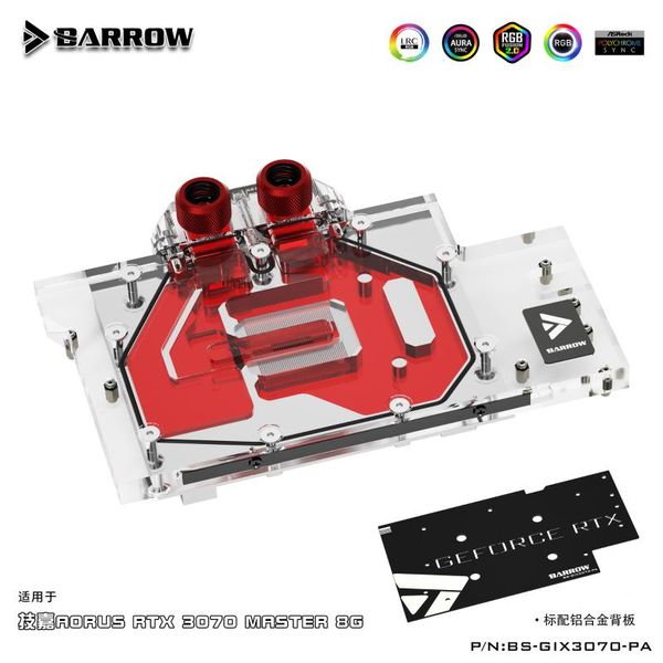 barrow water block full coverage use for gigabyte rtx aorus 3070 master 8g gpu card copper radiator 5v header a-rgb
barrow water block full coverage use for gigabyte rtx aorus 3070 master 8g gpu card copper radiator 5v header a-rgb