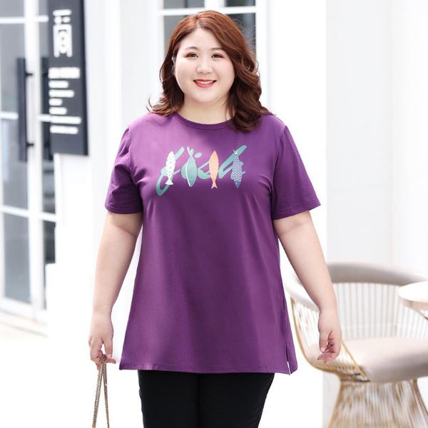 plus size t-shirt summer women t-shirts o-neck short sleeve printed fish cartoon show thin loose casual female, Black
plus size t-shirt summer women t-shirts o-neck short sleeve printed fish cartoon show thin loose casual female, Black