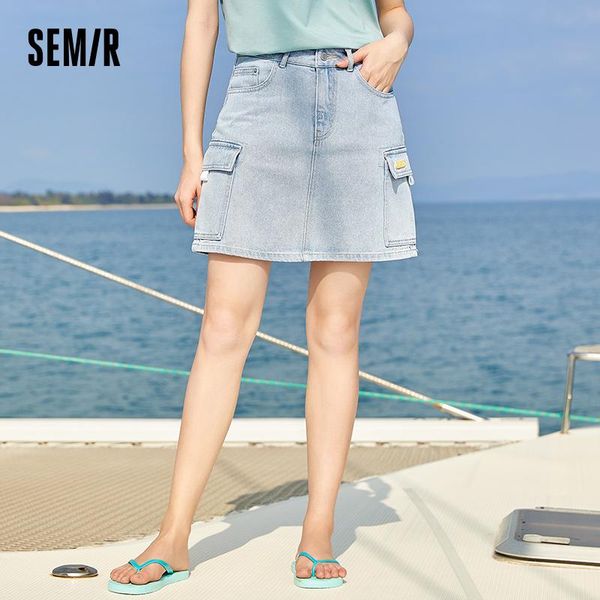 skirts semir denim short skirt women tooling pocket loose a-line 2021 summer style pure cotton fashion sweet cool, Black
skirts semir denim short skirt women tooling pocket loose a-line 2021 summer style pure cotton fashion sweet cool, Black