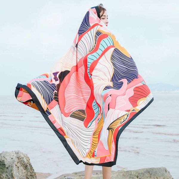summer travel sunscreen shawl korean printed rectangular cotton linen women's fashion sweet scarves, Blue;gray
summer travel sunscreen shawl korean printed rectangular cotton linen women's fashion sweet scarves, Blue;gray
