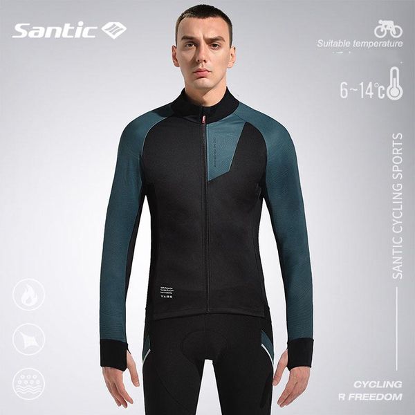 santic winter fleece thermal cycling jacket coat autumn warm up bicycle clothing windproof windbreaker mtb bike climbing clothes, Black;red
santic winter fleece thermal cycling jacket coat autumn warm up bicycle clothing windproof windbreaker mtb bike climbing clothes, Black;red