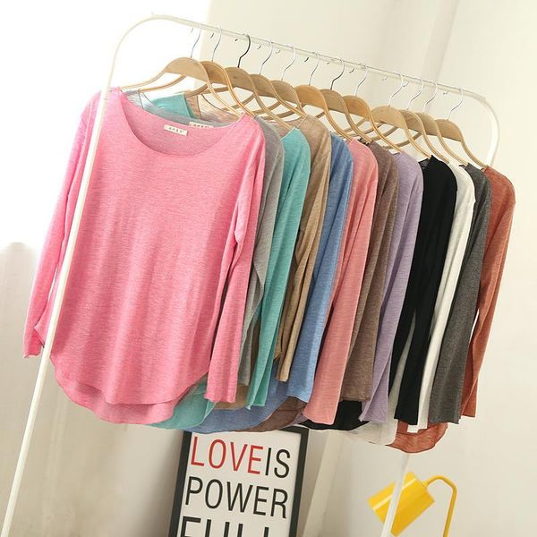 autumn fitness new long sleeve t shirt plus size loose model women t-shirt cotton o-neck slim fashion woman clothes 210302, White
autumn fitness new long sleeve t shirt plus size loose model women t-shirt cotton o-neck slim fashion woman clothes 210302, White