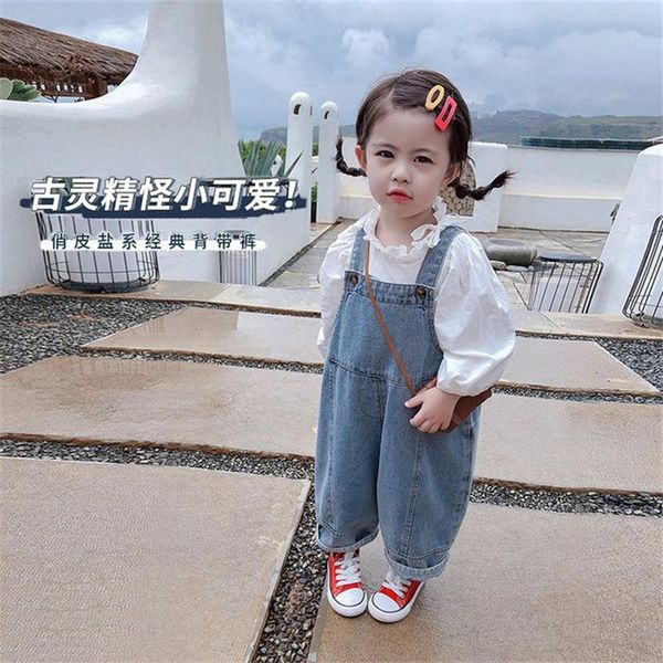 2021 spring autumn girls cool casual suspender jeans pant baby kids children overall denim trousers, Blue
2021 spring autumn girls cool casual suspender jeans pant baby kids children overall denim trousers, Blue