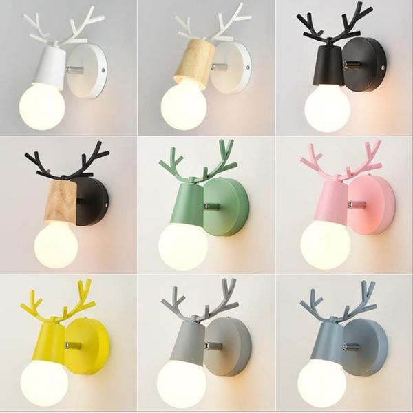 wall lamp colorful deer horn, tieyi led 3w, creative personality, vintage headway, modern and simple staircase
wall lamp colorful deer horn, tieyi led 3w, creative personality, vintage headway, modern and simple staircase