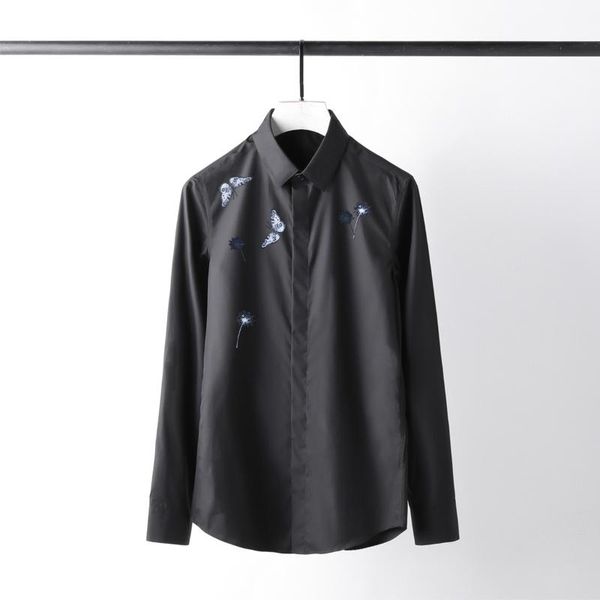 men's casual shirts classic long sleeve mens luxury dandelion butterfly printing party dress size 4xl solid shirt man, White;black
men's casual shirts classic long sleeve mens luxury dandelion butterfly printing party dress size 4xl solid shirt man, White;black