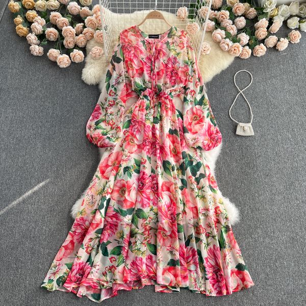 bohemian floral maxi party dress for women autumn puff sleeve round neck high waist slim long robe female club vestidos 2021 new, Black;gray
bohemian floral maxi party dress for women autumn puff sleeve round neck high waist slim long robe female club vestidos 2021 new, Black;gray