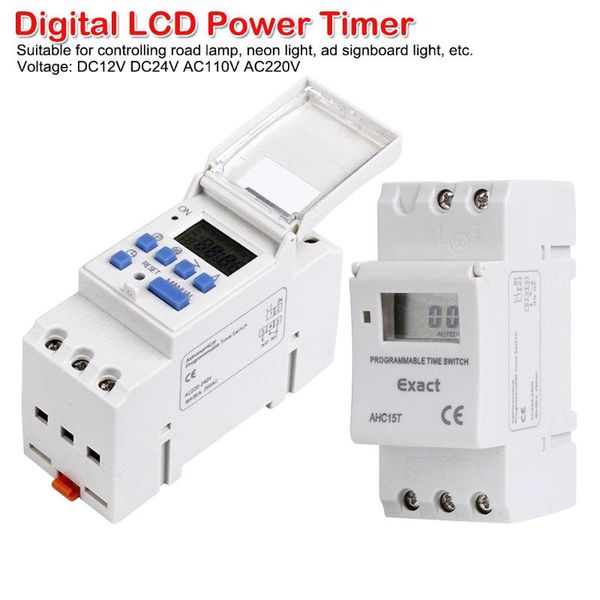 timers electronic weekly 7 days programmable digital industrial time switch relay timer control ac 220v/110v dc 12v 16a din rail mount
timers electronic weekly 7 days programmable digital industrial time switch relay timer control ac 220v/110v dc 12v 16a din rail mount