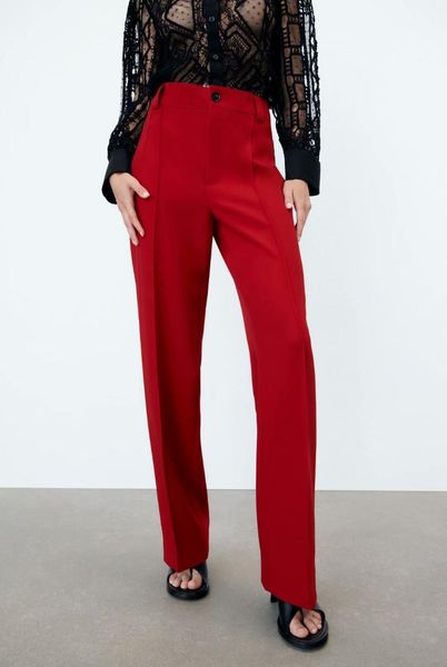women's pants & capris for women winter 2021 red high waist straight-leg korean fashion casual vintage streetswear suit, Black;white
women's pants & capris for women winter 2021 red high waist straight-leg korean fashion casual vintage streetswear suit, Black;white