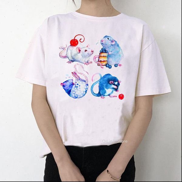 funny t shirts women watercolor cute sweet rats cherries animal print t shirt femme kawaii clothes vogue white tshirt female
funny t shirts women watercolor cute sweet rats cherries animal print t shirt femme kawaii clothes vogue white tshirt female