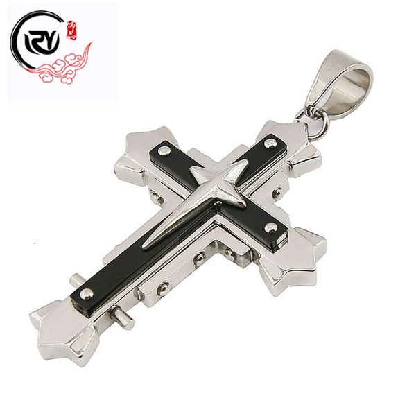 steel jewelry fashion domineering trend men's dark knight cross necklace pendant, White
steel jewelry fashion domineering trend men's dark knight cross necklace pendant, White