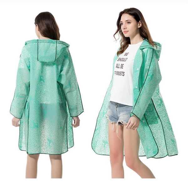 new arrival fashion lace waterproof plastic eva women hooded long trench rain coats outdoor rainw jllslo
new arrival fashion lace waterproof plastic eva women hooded long trench rain coats outdoor rainw jllslo