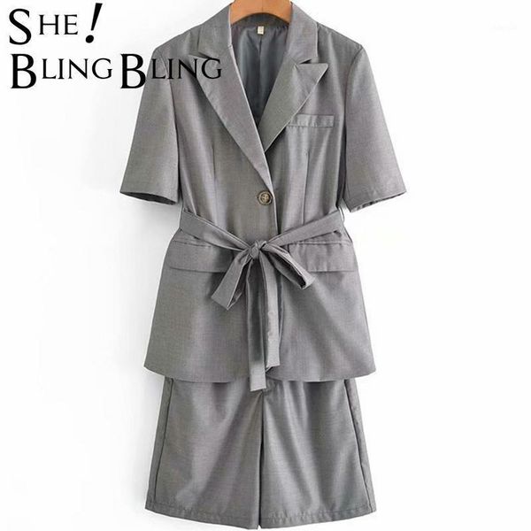 women's tracksuits sheblingbling ol office two piece outfits summer long blazers and high waist shorts women sets female casual suit ja, Gray
women's tracksuits sheblingbling ol office two piece outfits summer long blazers and high waist shorts women sets female casual suit ja, Gray