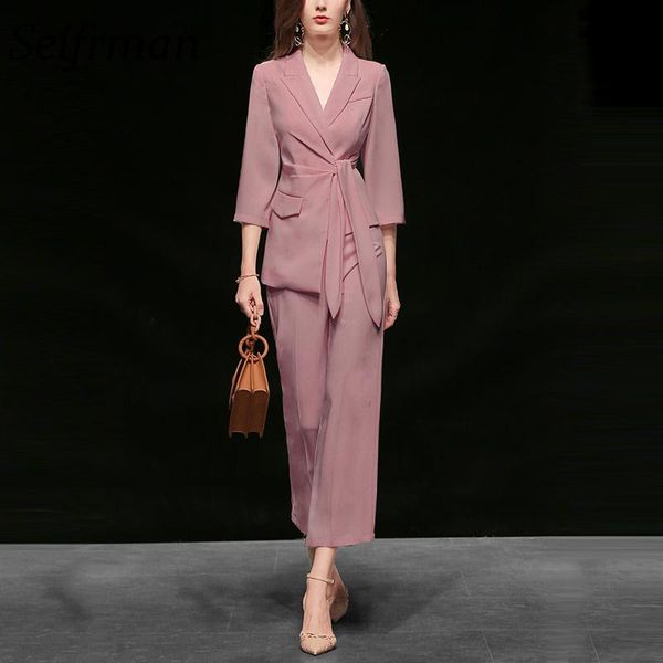 seifrman women autumn fashion designer pants sets sashes asymmetrical + high waist solid long pants 2 two pieces suits 2021, White
seifrman women autumn fashion designer pants sets sashes asymmetrical + high waist solid long pants 2 two pieces suits 2021, White
