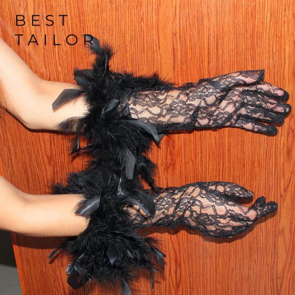 bridal gloves lace wedding hand feathers black finger white formal dress cuffs accessories mariage femme
bridal gloves lace wedding hand feathers black finger white formal dress cuffs accessories mariage femme