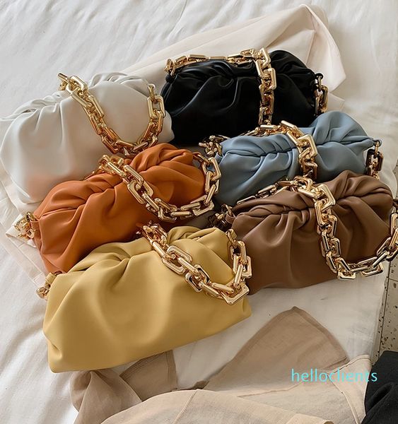 custom day clutch pleated women fashion handbags shoulder cloud bag with gold chain
custom day clutch pleated women fashion handbags shoulder cloud bag with gold chain