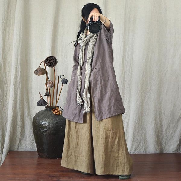 women's jackets women loose linen striped coat outerwear ladies summer autumn jacket female 2021 flax, Black;brown
women's jackets women loose linen striped coat outerwear ladies summer autumn jacket female 2021 flax, Black;brown