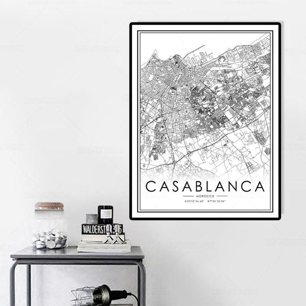 paintings world city map casalanca wall art black and white posters prints canvas painting picture for living room decor
paintings world city map casalanca wall art black and white posters prints canvas painting picture for living room decor