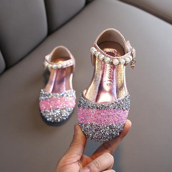 girls princess shoes kids flat heel princess crystal shoes single casual glitter dance pink silver performance shoe 21-30, Black
girls princess shoes kids flat heel princess crystal shoes single casual glitter dance pink silver performance shoe 21-30, Black