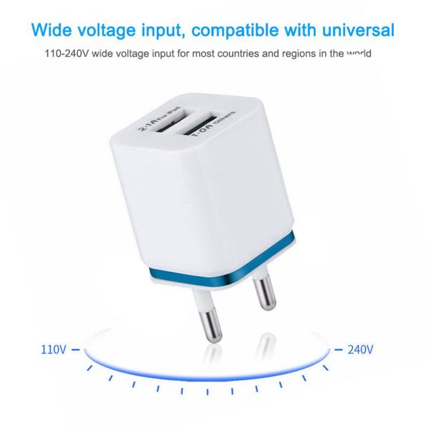 2.1a fast charging dual usb charger universal travel eu/us plug adapter portable wall mobile phone charger
2.1a fast charging dual usb charger universal travel eu/us plug adapter portable wall mobile phone charger