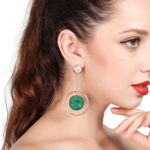 jewelry personality korean versatile new geometric wafer multi layer pendant earrings b0808, Silver
jewelry personality korean versatile new geometric wafer multi layer pendant earrings b0808, Silver